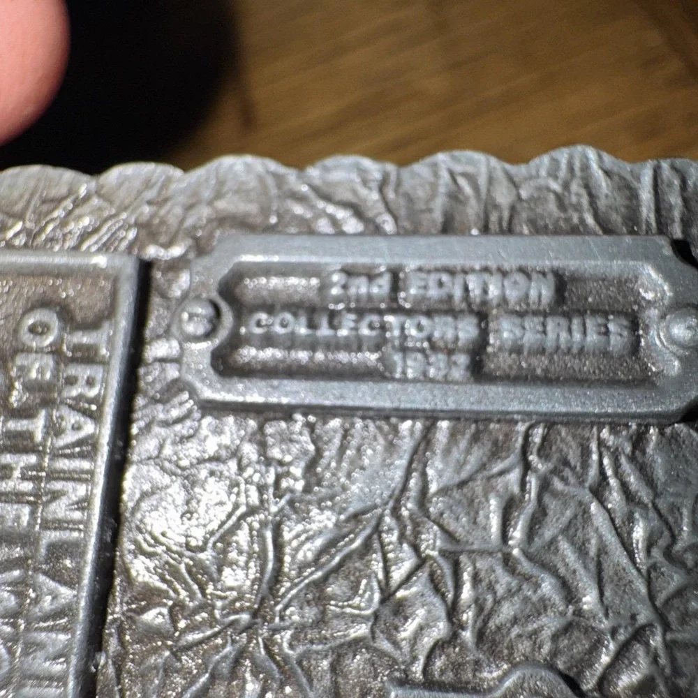Vintage Rare Old Trainland 1982 Locomotive Engine Railroad   Belt BUCKLE